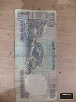 Old Indian 100 Rupees Banknote - Image 2