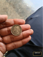 Thai 1 Baht Coin Featuring King Bhumibol Adulyadej