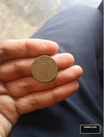 1947 India Half Rupee Coin with King George VI