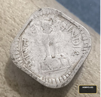 1935 India 5 Paise Coin
