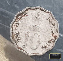 Vintage India 10 Paise Coin