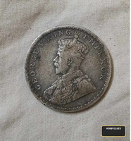 1918 British India One Rupee Coin - King George V - Image 2