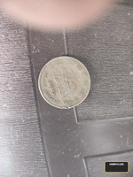 Vintage Indian 50 Paise Coin - 100th Jubilee Edition