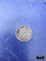 1973 India 25 Paise Coin