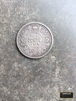 1915 British India One Rupee Coin - King George V