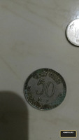 Vintage 50 Paise Coin from 1973 - India