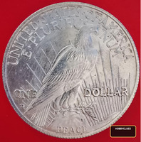 1927 Peace Silver Dollar Coin