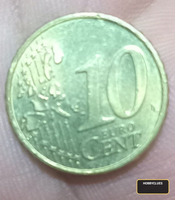 2002 10 Euro Cent Coin