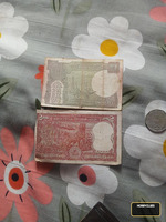Old Indian 1 Rupee and 2 Rupees Banknotes - Image 2