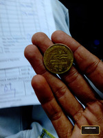 Indian 75 Paise Commemorative Coin
