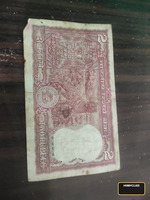 Vintage Indian 2 Rupees Banknote - Image 2
