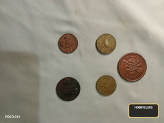 Collection of Vintage Indian and British Coins