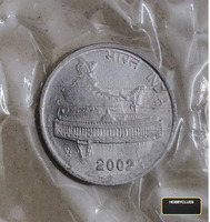 2002 India 50 Paise Coin