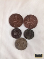 Collection of Old Indian Coins - East India Company, Rupee, Paise