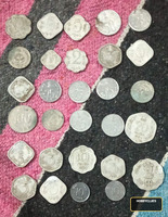 Assorted Vintage Indian Coins Collection