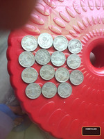 15 Indian 50 Paise Coins 1995 United Nations Anniversary - Image 2