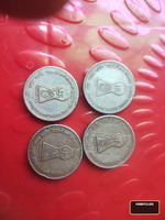 India 2 Rupees 2000 Coin Lot, Four Collectible Coins