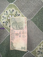 India 5 Rupees Banknote Mahatma Gandhi Tractor Design