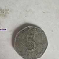 1980 Colombia 50 Centavos Old Coin with Portrait - Image 2