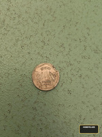 1990 India 1 Rupee Coin with Wheat Sheaves and Ashoka Emblem