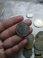 1 rs coin 1985 year ... ancient Indian coin.