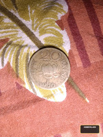 1970 India 20 Paise Old Coin with Ashoka Lion Capital