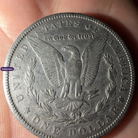 1884 Morgan Dollar Old U.S. Coin Liberty and Eagle Design - Image 2