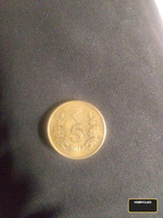 India 5 Rupees Coin 2017 Ashoka Lion Capital