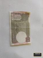 India 1 Rupee Banknote 2017 Oil Rig Design - Image 2