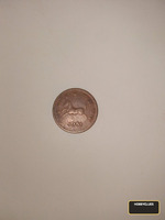 1951 South Africa One Penny Coin, Springbok Design