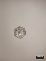 India 20 Paise Coin 1986, Ashoka Lion Capital Design
