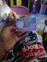 2017 India One Rupee Banknote Sagar Samrat Oil Rig