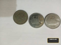 Old Indian Coins Collection (2 Rupees and 25 Paise)