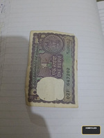 rare note of 1rupee at the time of Manmohan singh