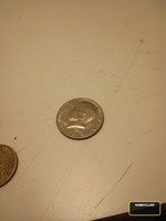 United States 50 Cent Jefferson Coin with Monticello Design