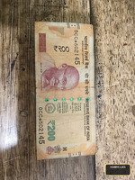 2017 India 200 Rupees Banknote Gandhi Sanchi Stupa