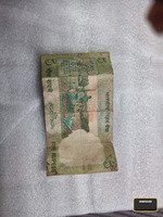 Indian 5 Rupees Banknote Mahatma Gandhi Tractor Design - Image 2
