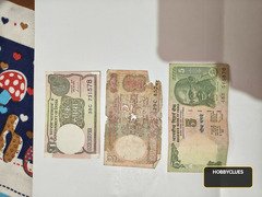 Indian and Nepal Banknote Lot: 1, 2 and 5 Rupees