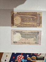 Indian 50 Rupee Banknote Pair Gandhi and Parliament Designs - Image 2