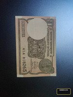 one rupee note