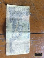 India 100 Rupees Old Banknote Featuring Mahatma Gandhi - Image 2