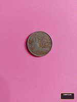 Thailand 1 Baht Old Coin with Wat Phra Kaew Design