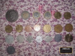 old  अमेरिका coin and indian coin 1972