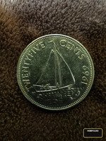 1996 Malta 25 Cents Coin with Sailing Boat Design - Image 2