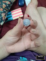 1988 India 10 Paise Old Coin with National Emblem - Image 2