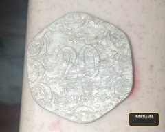 1985 India 20 Paise Coin, Ashoka Lion Capital Old Coin