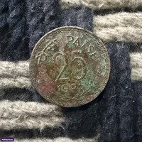 Indian 25 paise coin