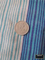 Malaysia 20 Sen Collectible Coin with National Emblem