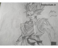 Goku drawing