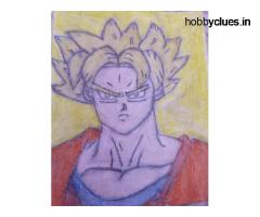 Goku painting